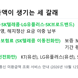 통신비 미환급금 조회 방법 .. 스마트초이스 환급신청 절차 정리