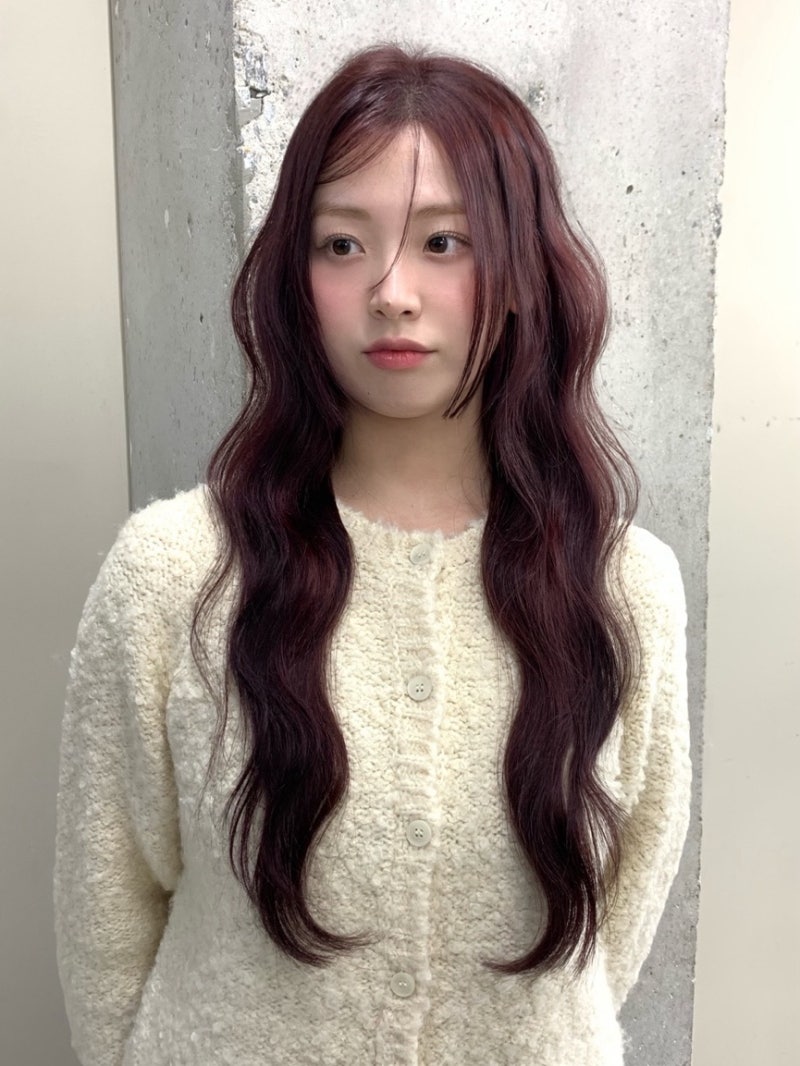 교대역 미용실 레드브라운 염색 | 위셰 서초교대점 디자이너 고도은