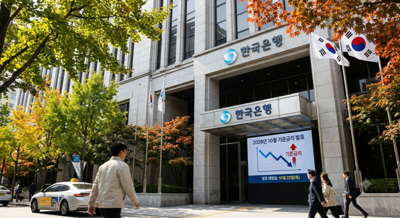 10월 기준금리 발표 언제? 한국은행 일정과 주담대 금리 확인 방법