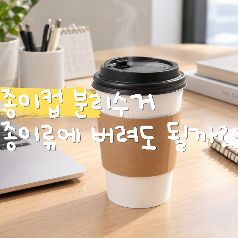 종이컵 분리수거 방법 , 커피컵은 종이류일까? 올바른 분리배출 정리