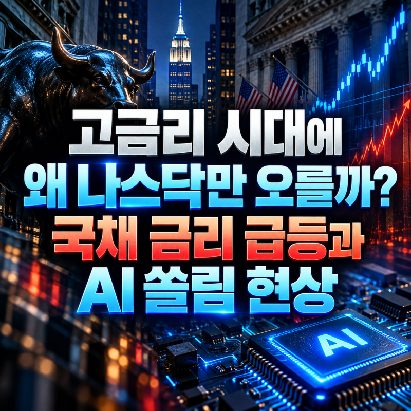 고금리 시대에 왜 나스닥만 오를까? 국채 금리 급등과 AI 쏠림 현상에 대한 생각