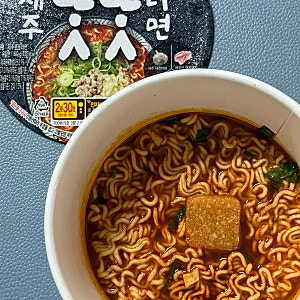 CU편의점 해장라면 추천 제주똣똣라면 2+1행사