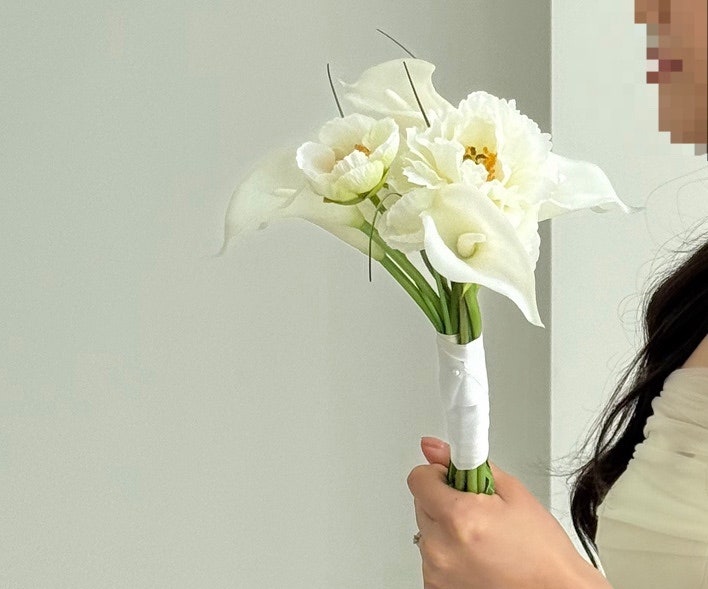 스튜디오 촬영 부케만들기 / 남대문꽃시장 / 조화부케 구매부터 셀프제작 까지