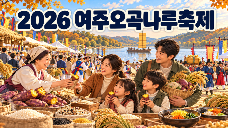 2026 여주오곡나루축제 일정 룰라 김성수 펭수 공연 낙화놀이 주차장 배치도 총정리