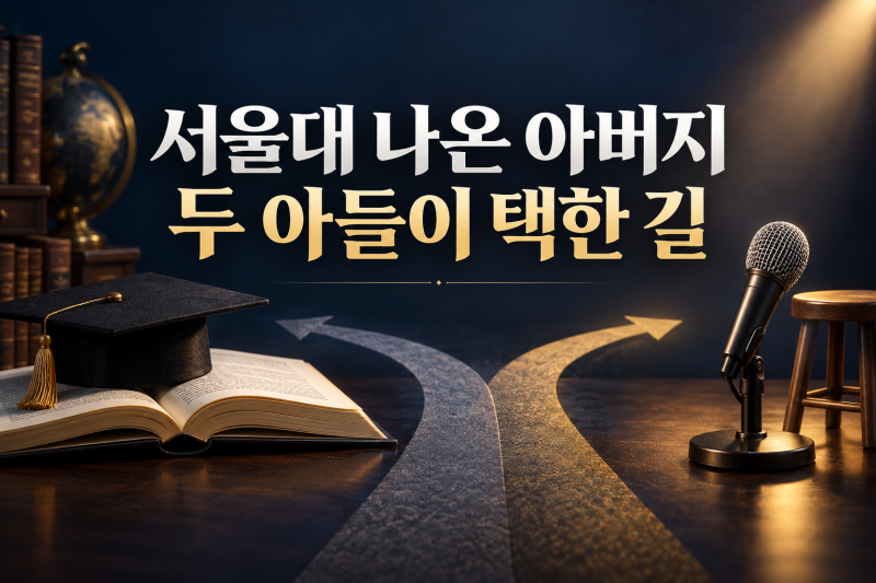 서울대 아버지는 왜 대학을 강요하지 않았나, 양세형·양세찬 선택에서 본 진로 기준