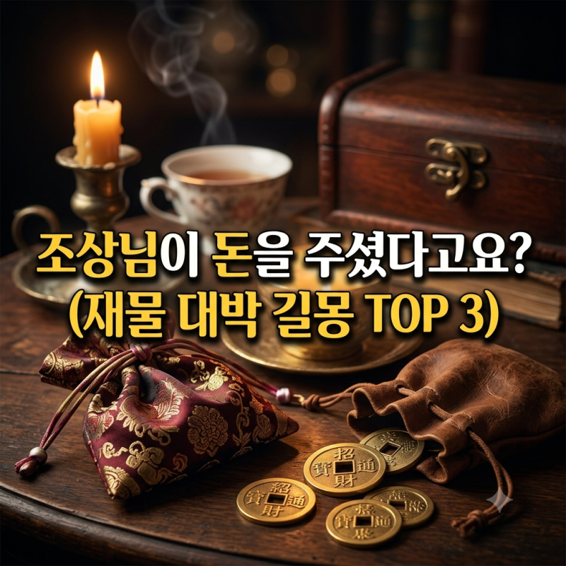 조상한테 돈 받는 꿈?이번 주 로또 사야 하는 대박 길몽 TOP 3 (돈뭉치 줍는 꿈 해몽)