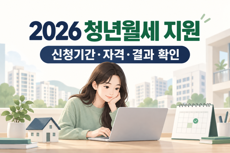 2026 청년월세 지원 확인법: 신청기간·자격·선정 결과 정리