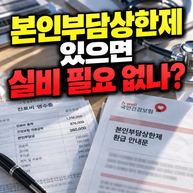본인부담상한제 있으면 실비 필요 없나? 급여만 환급되고 비급여는 그대로