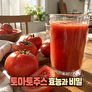 토마토주스 효능과 부작용 아침에 마시면 좋은 이유 (만드는 방법)