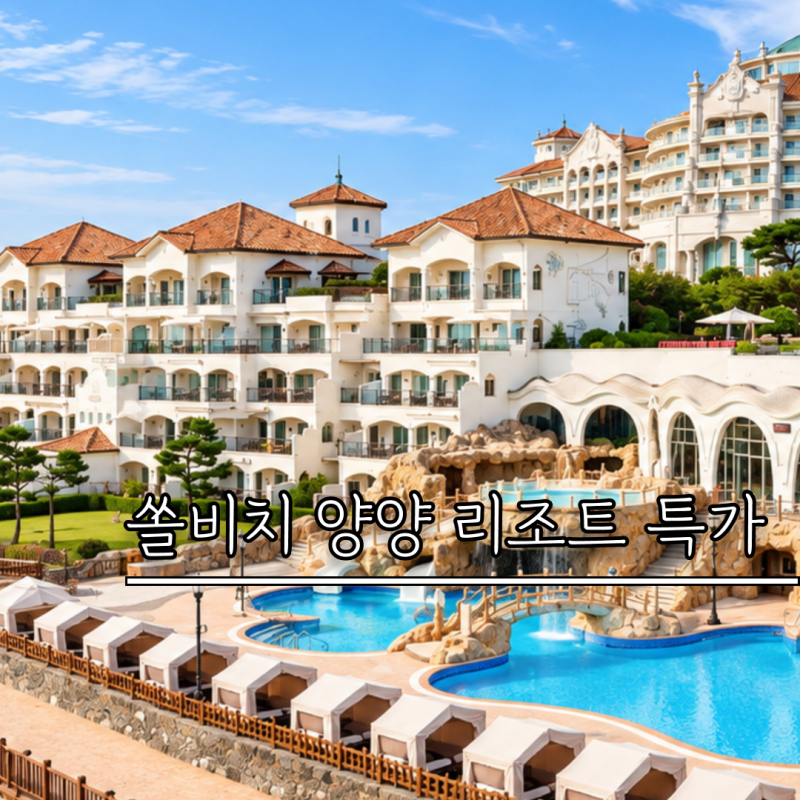 쏠비치 양양 리조트 특가 프로모션 호텔 오션플레이 조식 사우나 스위트 수영장