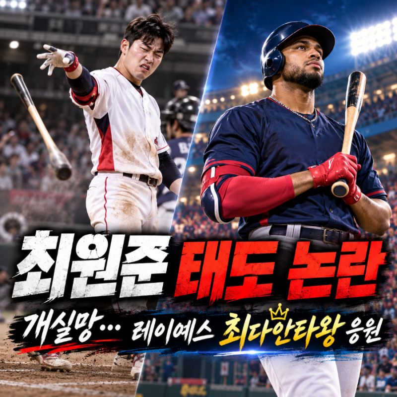 프로야구 KT위즈 최원준 태도 논란 결국 사과, 볼넷에 배트 투척이라니 실망스럽다