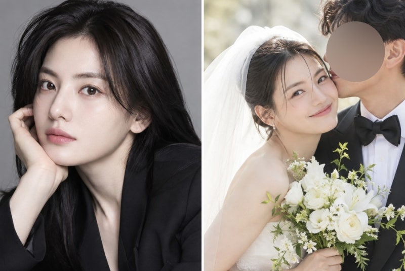 '구미호뎐' 김용지, 열애설도 없었는데 깜짝 결혼…남편과 웨딩사진 공개