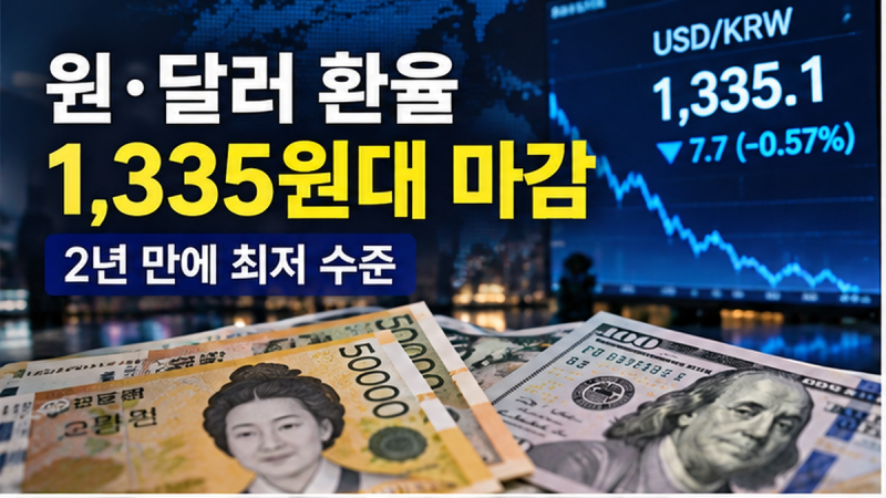 원·달러 환율 1,335원까지 하락…엔화도 18년 만의 최저, 지금 환전하면 이득일까?