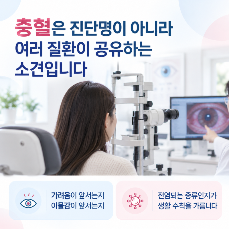 광주안과, 충혈이 눈병인지 알레르기인지 가르는 법