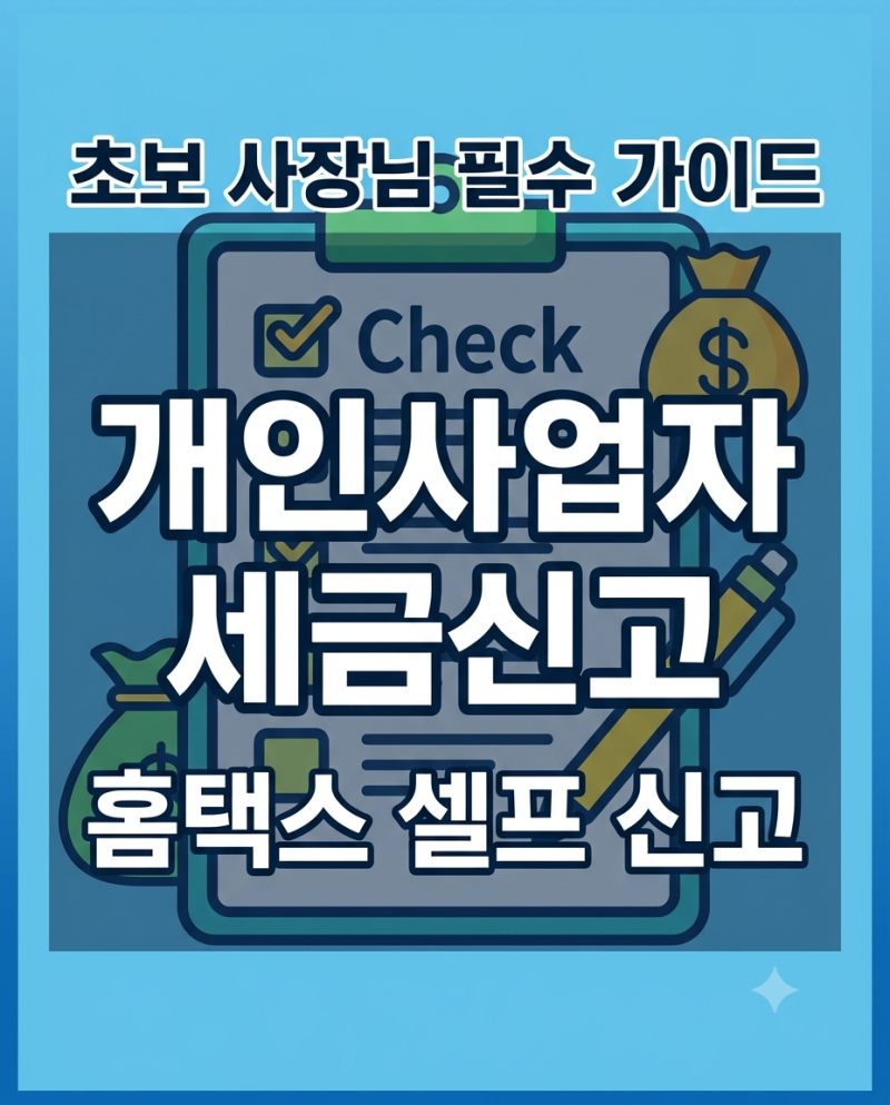 "내 세금, 진짜 이대로 내는 거 맞을까?" 개인사업자 세금신고 놓치기 쉬운 핵심 포인트