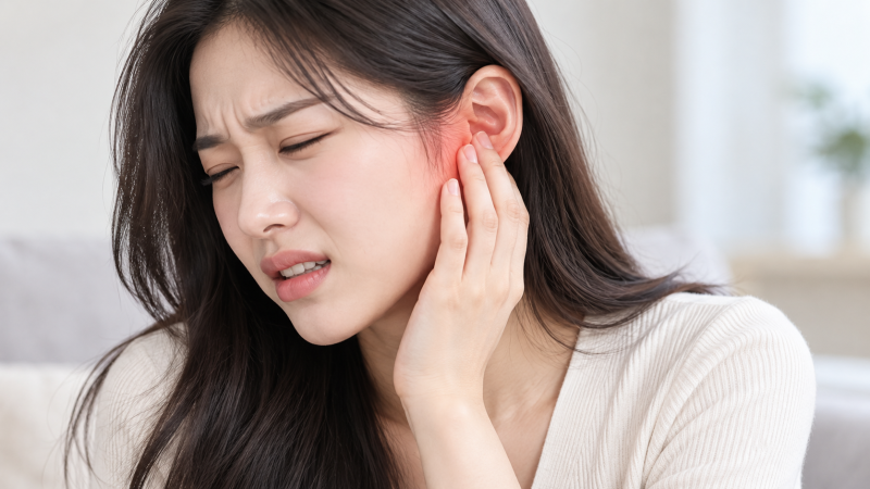 턱관절 귀통증 원인, 입을 벌릴 때 귀가 아프다면?