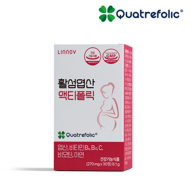 리노브 액티폴릭 액티브 4세대 엽산, 임신 준비 중 확인할 점