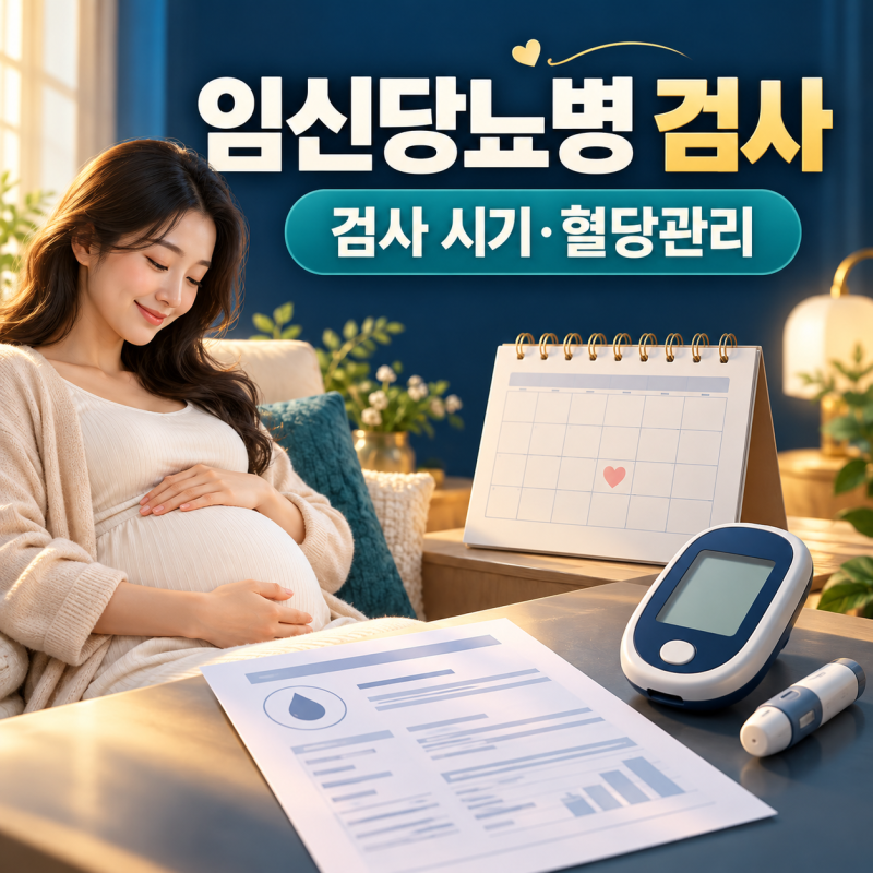 임신당뇨병 검사｜혈당 목표·출산 후 재검 확인 방법
