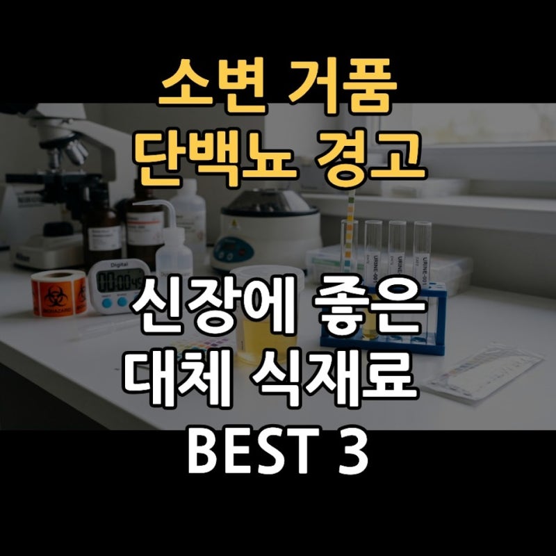 소변 거품 단백뇨 경고, 신장에 좋은 대체 식재료 BEST 3
