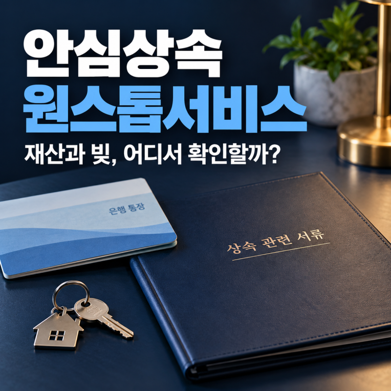 안심상속 원스톱서비스 신청 방법, 부모님 재산과 빚 한 번에 조회하기