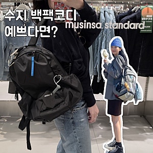무신사 백팩 추천, 헬리녹스 콜라보 듀러블 백팩으로 수지처럼 가을 코디