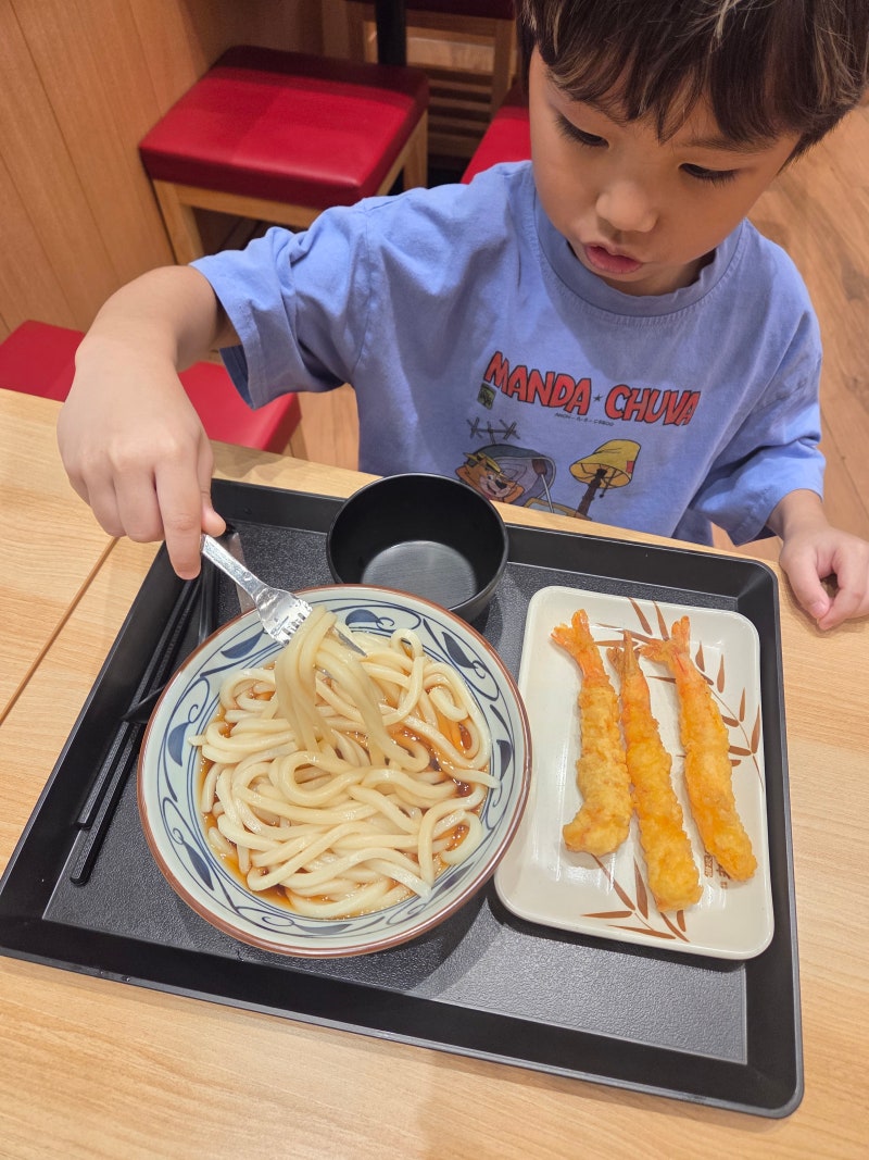 마루가메우동 광복점 롯백 아이랑 가기 좋은 식당 신메뉴 마라탄탄우동까지