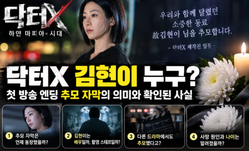 김지원·김유정 드라마가 추모한 배우…김현이 무술배우 별세, 프로필 나이 학력 필모그래피