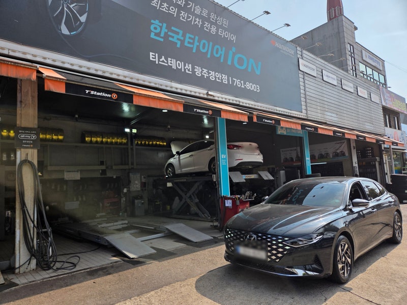 경기광주 타이어 그랜저IG 벤투스 에어S 225/55R17 작업!