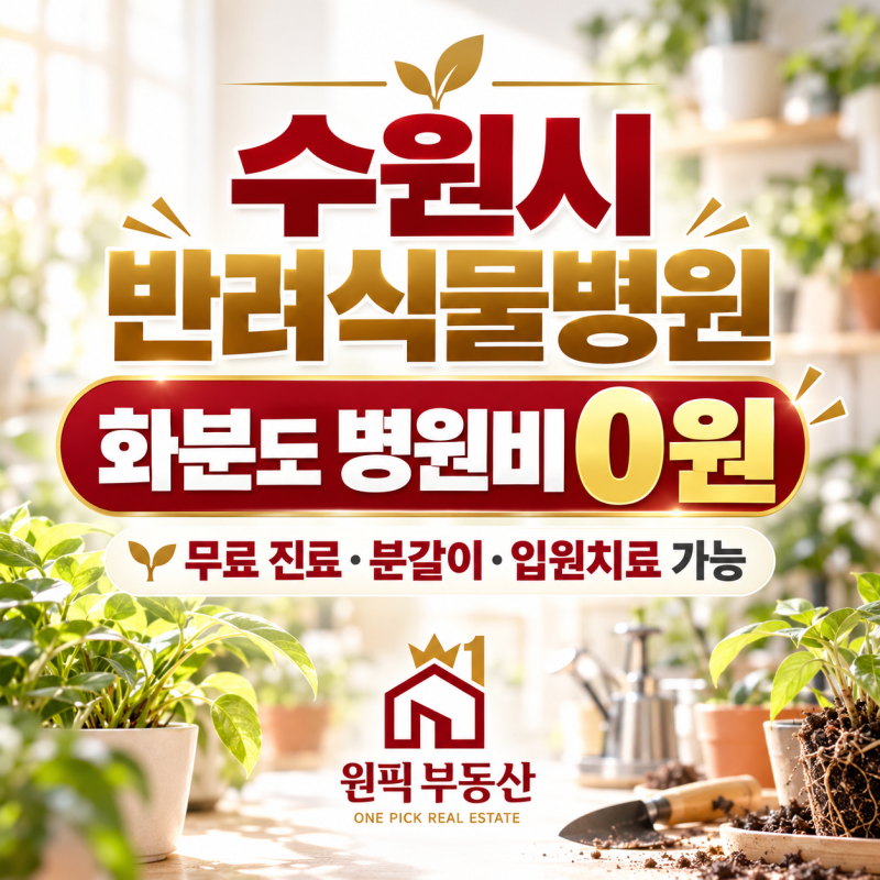 금전수·난초가 자꾸 죽는다면? 수원엔 무료 '식물병원'이 있습니다