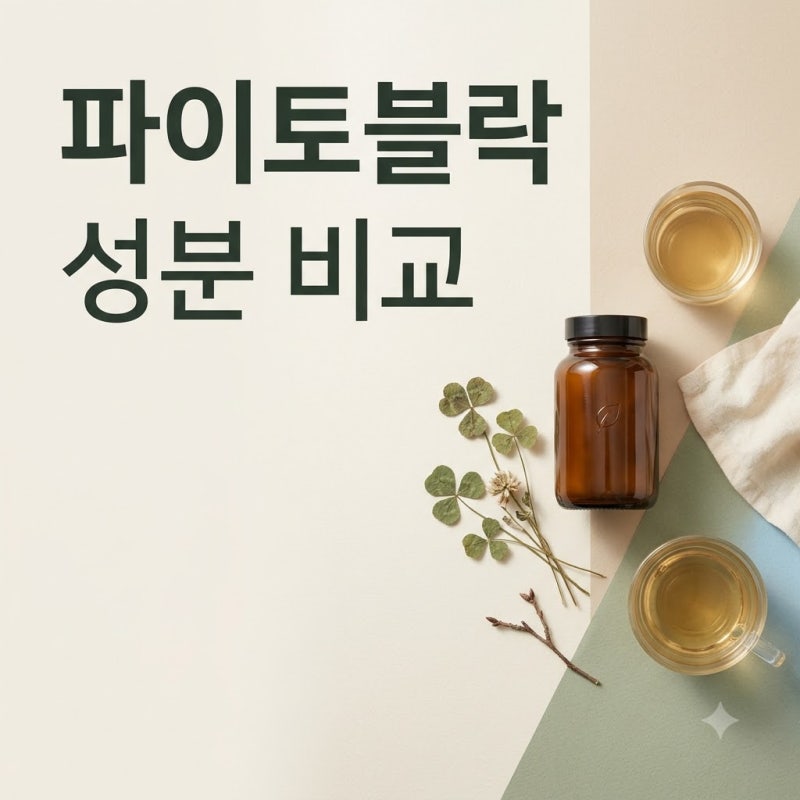 파이토블락 성분·가격 비교, 코엔 삼백초 확인법