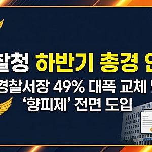 경찰청 하반기 총경 전보 인사와 향피제 전면 도입 분석