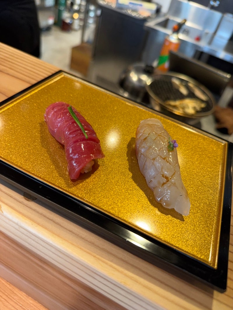 후쿠오카 텐진 가성비 오마카세 야키토리토 스시 니후