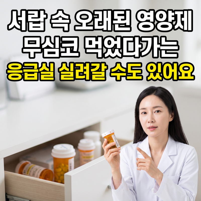 집에 있는 유통기한 지난 영양제 버리기 아까울 때, 소비기한 확인하고 안전하게 먹기