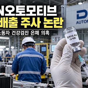 DN오토모티브 ‘비타민 주사’라더니 납 배출 주사 논란, 노동자 건강검진 은폐 의혹