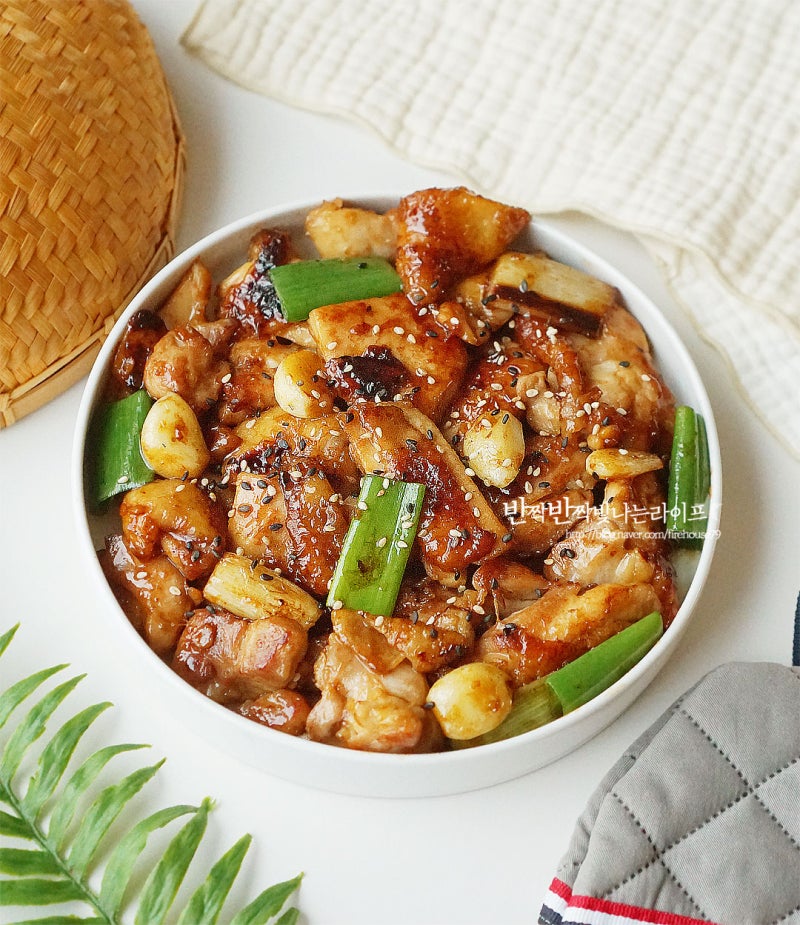 닭다리살 간장조림 요리 아이들 반찬 데리야끼 소스 만들기