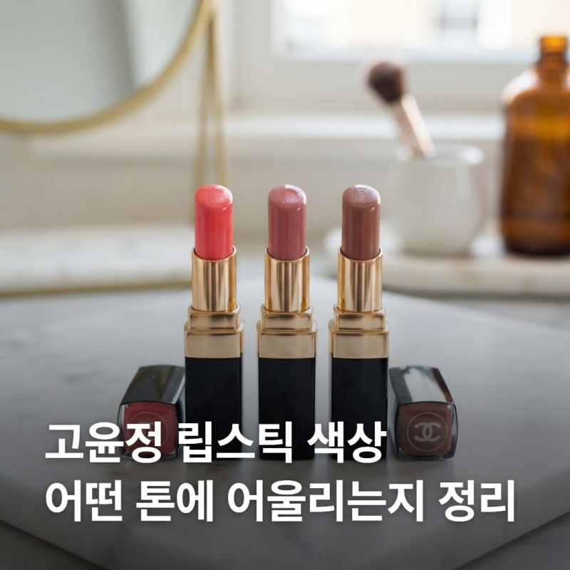 샤넬 고윤정 립스틱 쥬르 색상 추천 정리