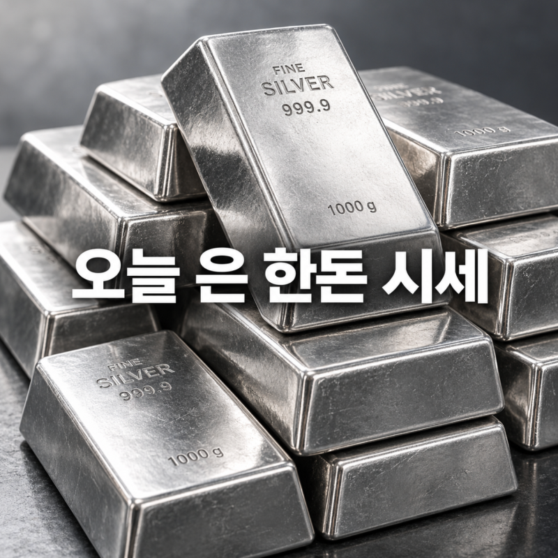 오늘 은 한돈 시세, 살 때와 팔 때 가격이 다른 이유