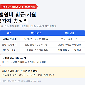 병원비 많이 나왔다면? 건강보험료 환급금·본인부담상한제·재난적의료비 3가지 총정리 (2026....