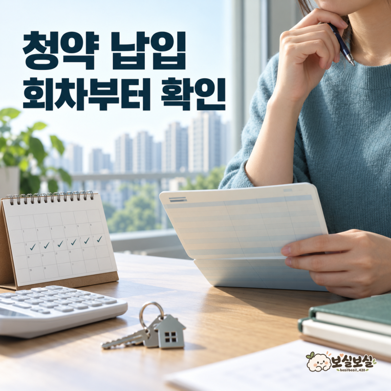 청약 납입 인정-매달 넣었는데 왜 전부 인정되지 않을까?(청약통장 점검표)