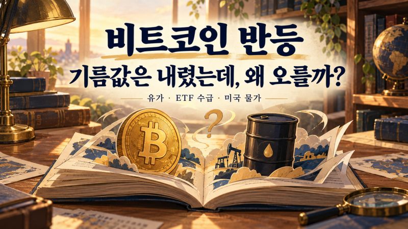 비트코인 8만4천 달러 회복, 기름값이 내렸는데 왜 오를까?