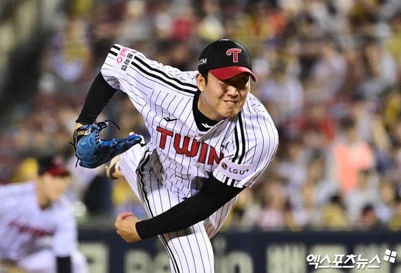 LG 손주영 목 부상으로 제외…고우석도 못 뛴다, 두산전 마무리는 누구?