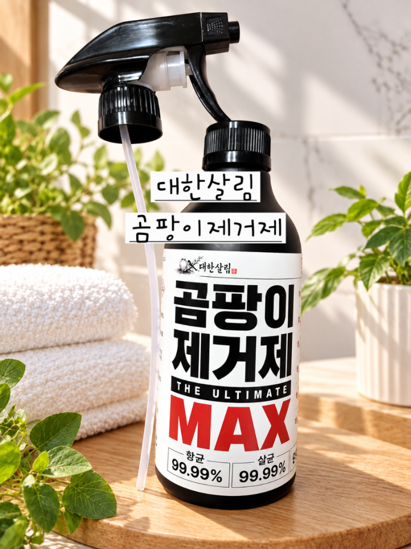 대한살림곰팡이제거제 욕실 곰팡이 청소! 뿌리는 초강력 곰팡이 제거제 MAX 후기