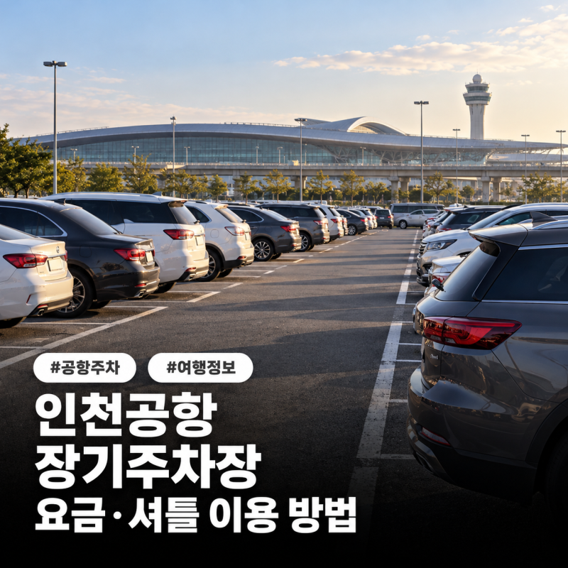 인천공항 장기주차장 요금 셔틀버스 타는 곳