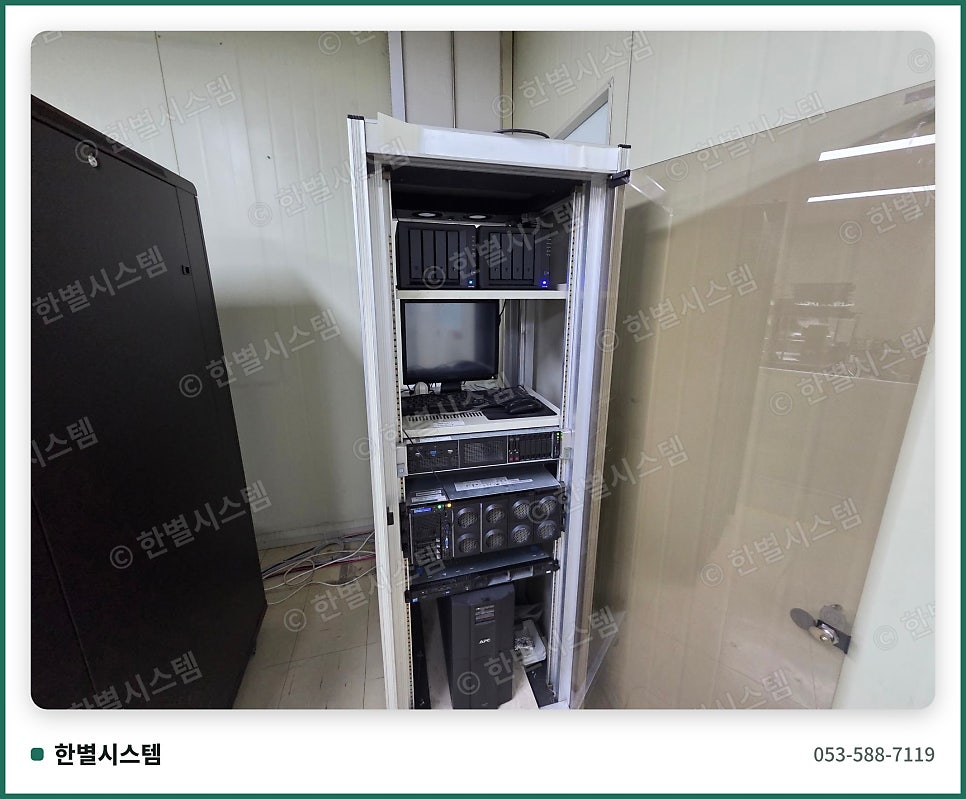 대구 공장 서버랙에 시놀로지 DS925+ NAS 교체하고 왔습니다 현장 사진 4