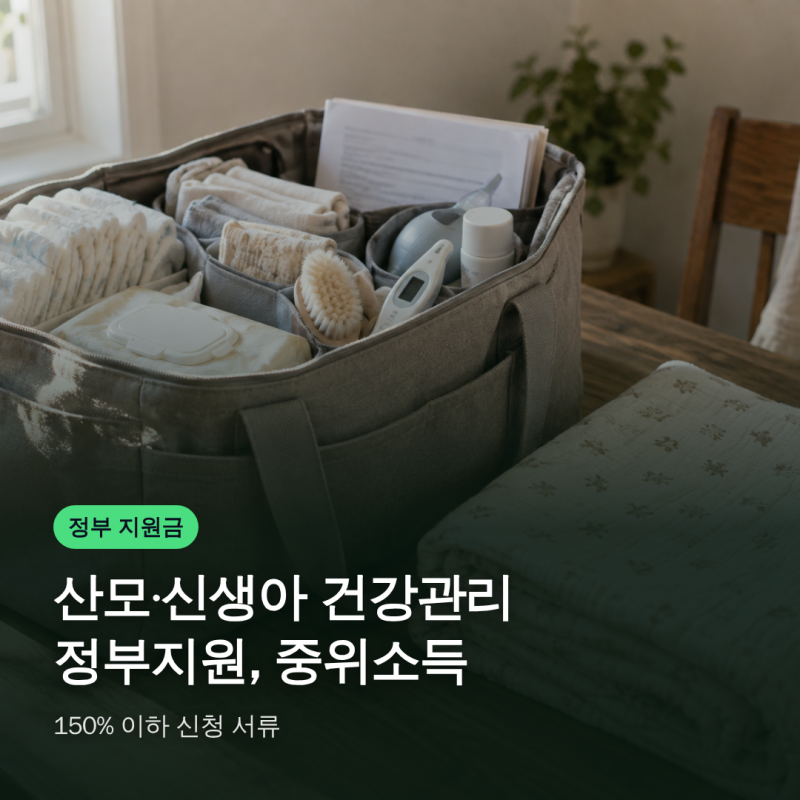 산모·신생아 건강관리 정부지원, 중위소득 150% 이하 신청 서류