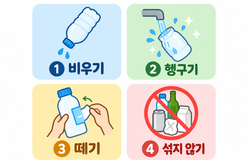 영수증은 종이가 아니라고? 헷갈리는 분리배출 그림 가이드