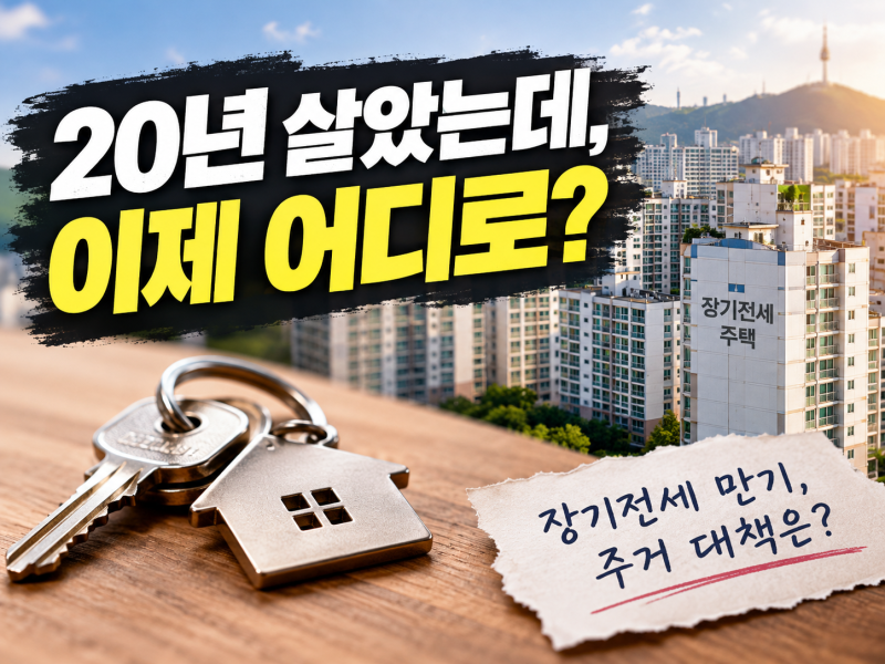 20년 살았는데 내 집이 아니라고? 장기전세 만기 갈등, 정말 제도 탓일까