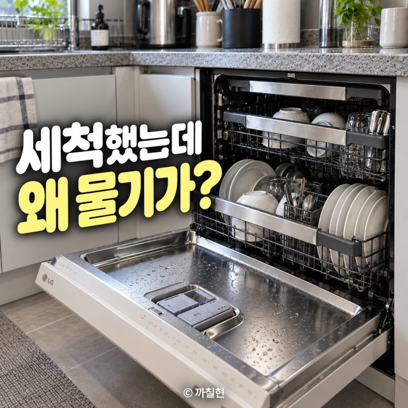 식기세척기 물기 왜 남을까? 세제 바꾸기 전 확인할 관리법