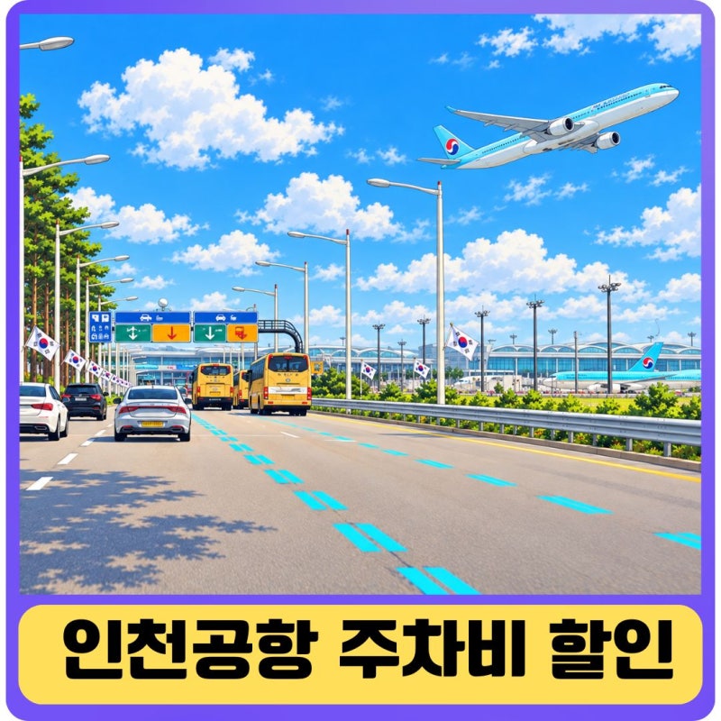 인천공항 제2여객터미널 장기주차장 무료 주차대행 예약 방법
