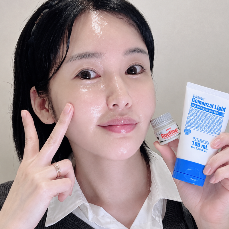 세멘잘라이트 크림 악센다 루티너 할인 속모증 밤 물광피부 팩 만들기